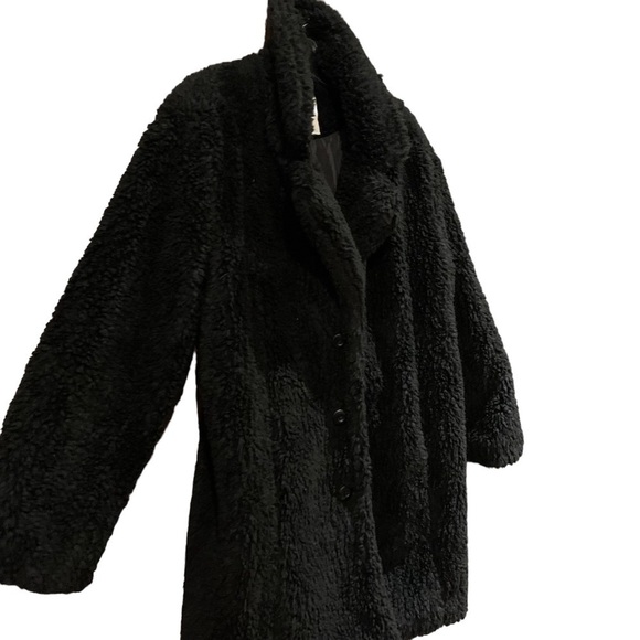 American Eagle Faux Fur Shearling Teddy Women's Coat - Picture 6 of 11